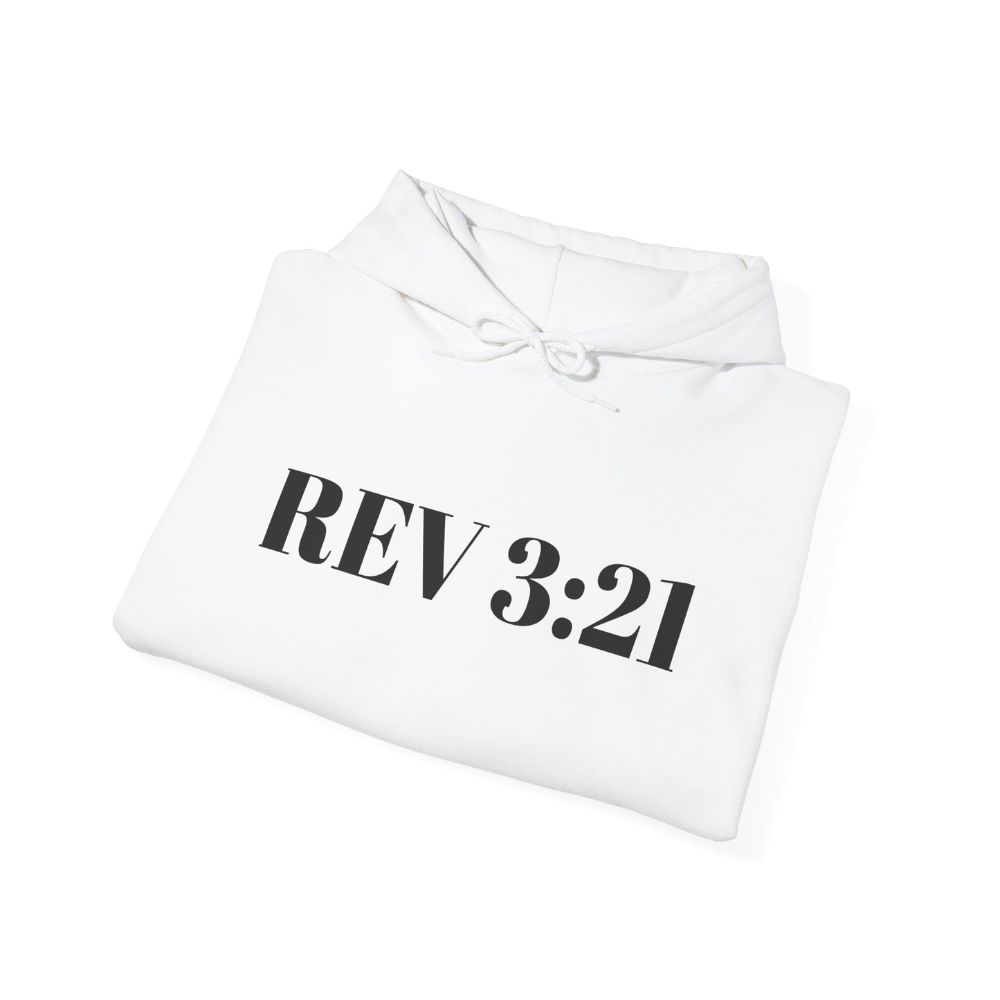 Inspirational REV 3:21 Unisex Heavy Blend Hoodie