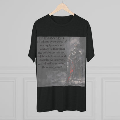 Inspirational Faith Crew Tee - Ephesians 6:13-14