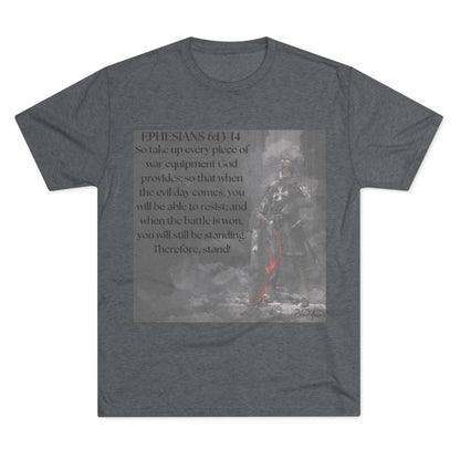 Inspirational Faith Crew Tee - Ephesians 6:13-14