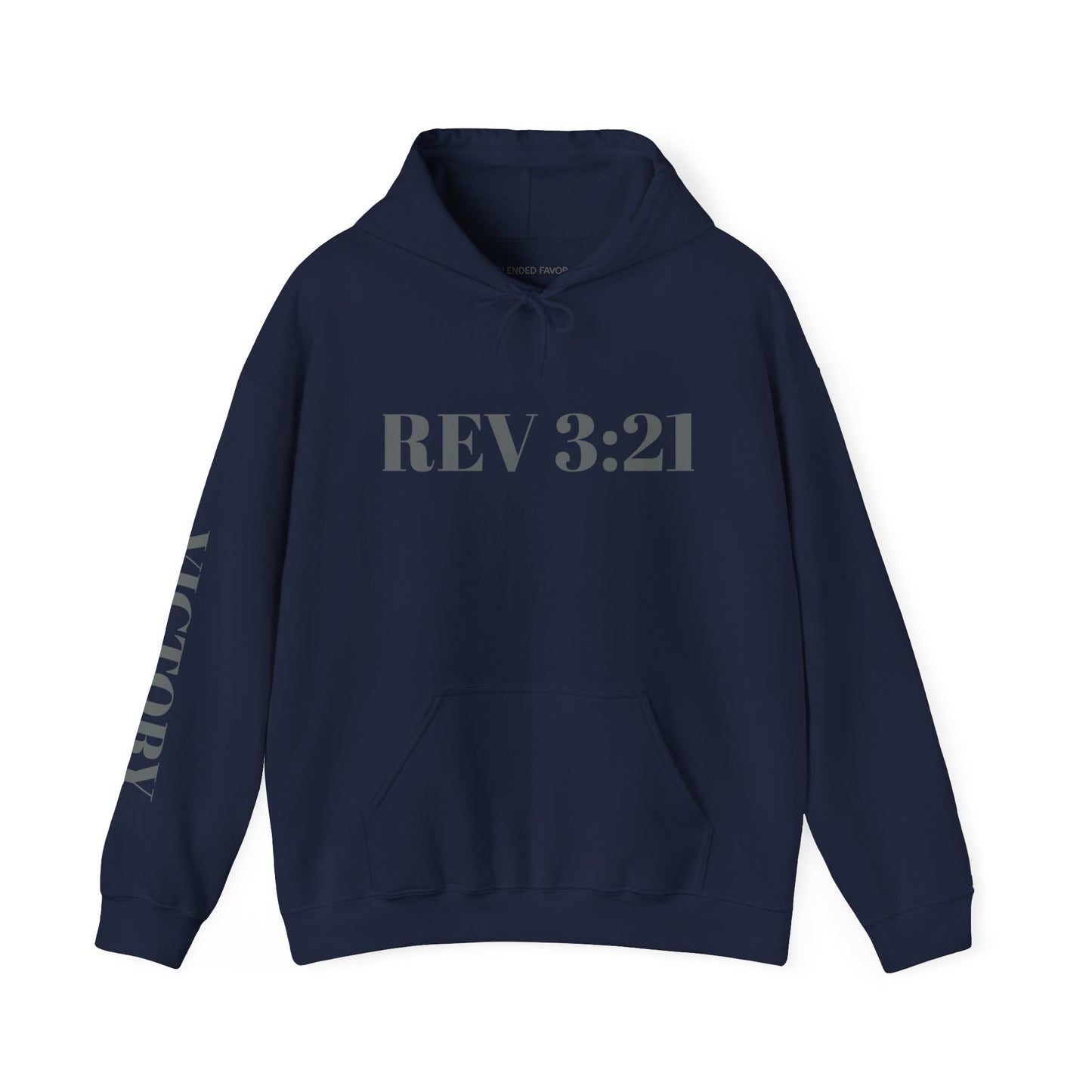 Inspirational REV 3:21 Unisex Heavy Blend Hoodie