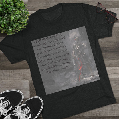 Inspirational Faith Crew Tee - Ephesians 6:13-14