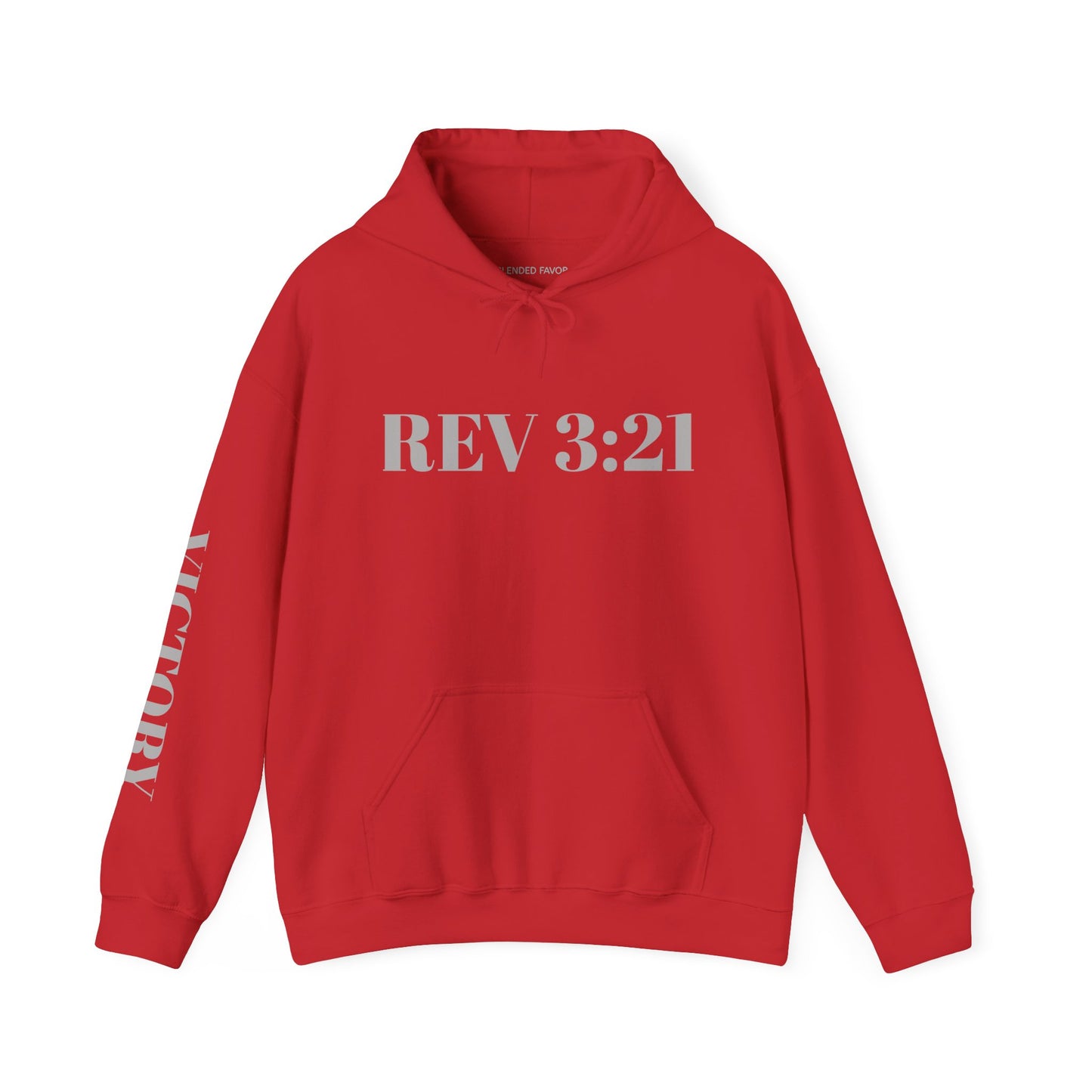 Inspirational REV 3:21 Unisex Heavy Blend Hoodie