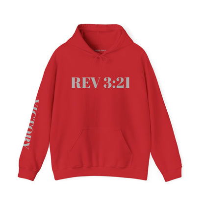 Inspirational REV 3:21 Unisex Heavy Blend Hoodie