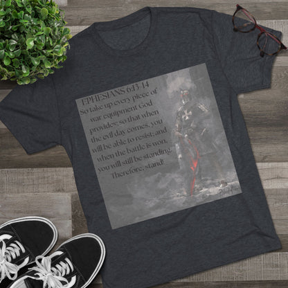 Inspirational Faith Crew Tee - Ephesians 6:13-14