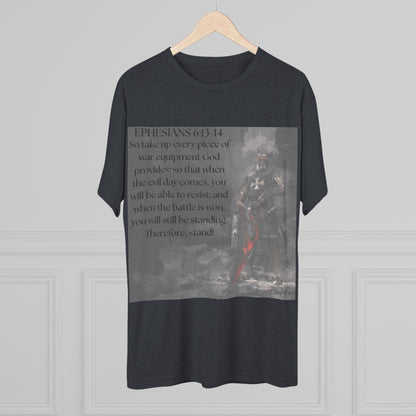 Inspirational Faith Crew Tee - Ephesians 6:13-14
