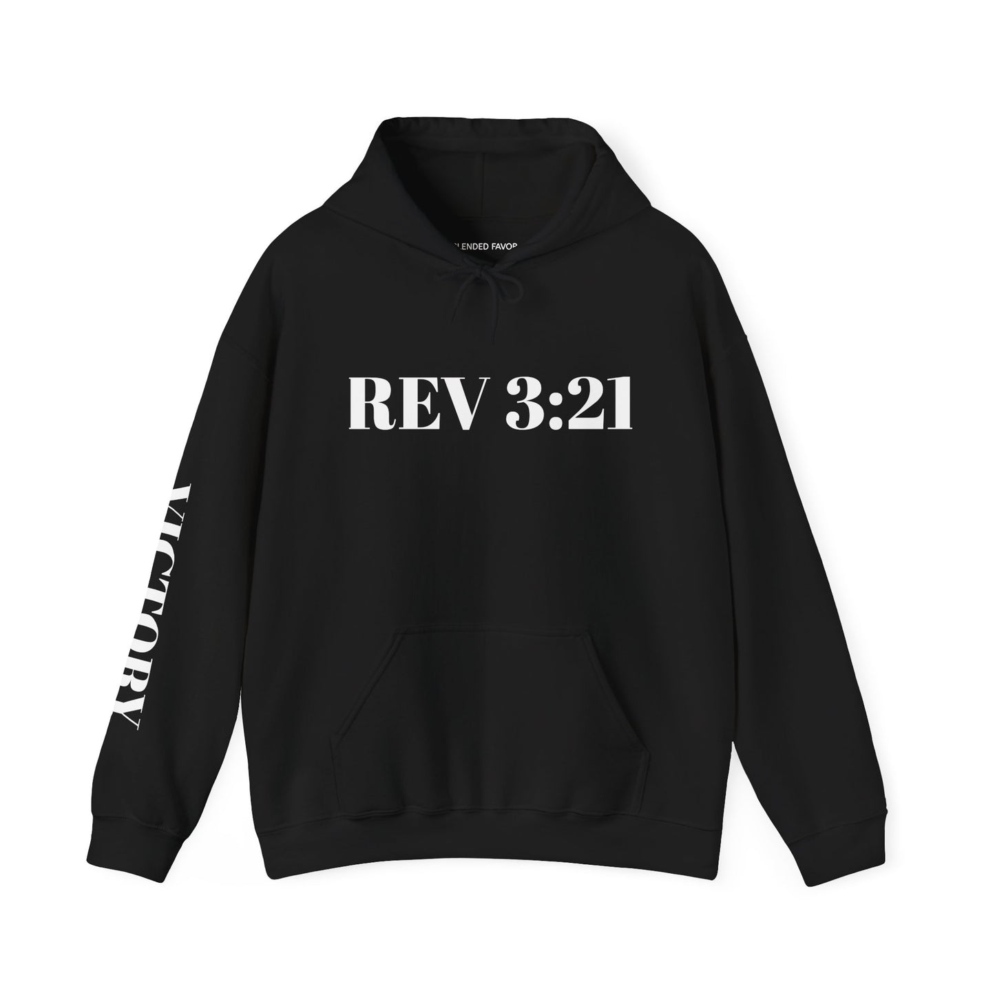 Inspirational REV 3:21 Unisex Heavy Blend Hoodie