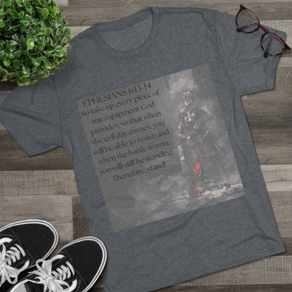 Inspirational Faith Crew Tee - Ephesians 6:13-14