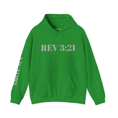 Inspirational REV 3:21 Unisex Heavy Blend Hoodie