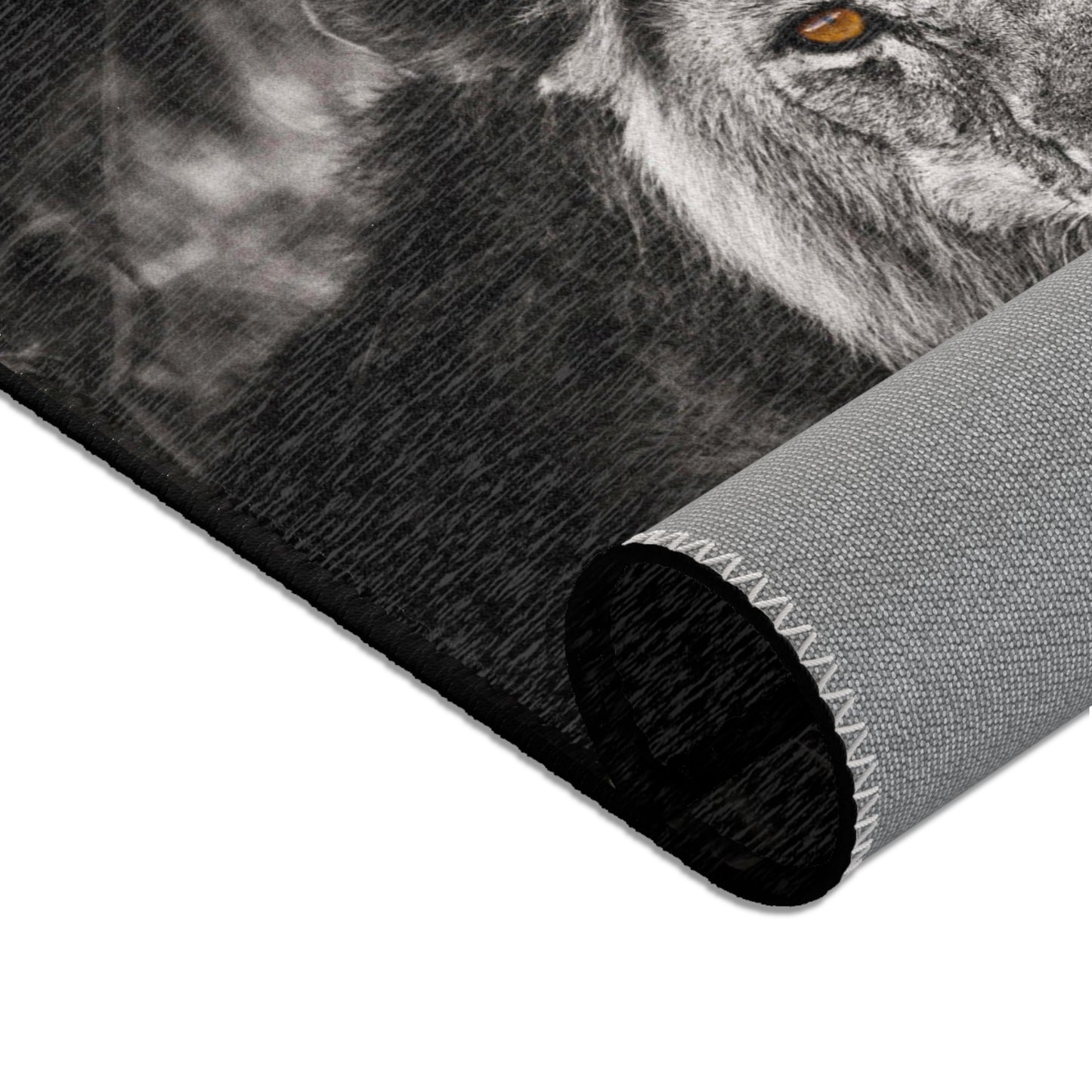 Lion Face Area Rug - Bold & Modern Home Decor