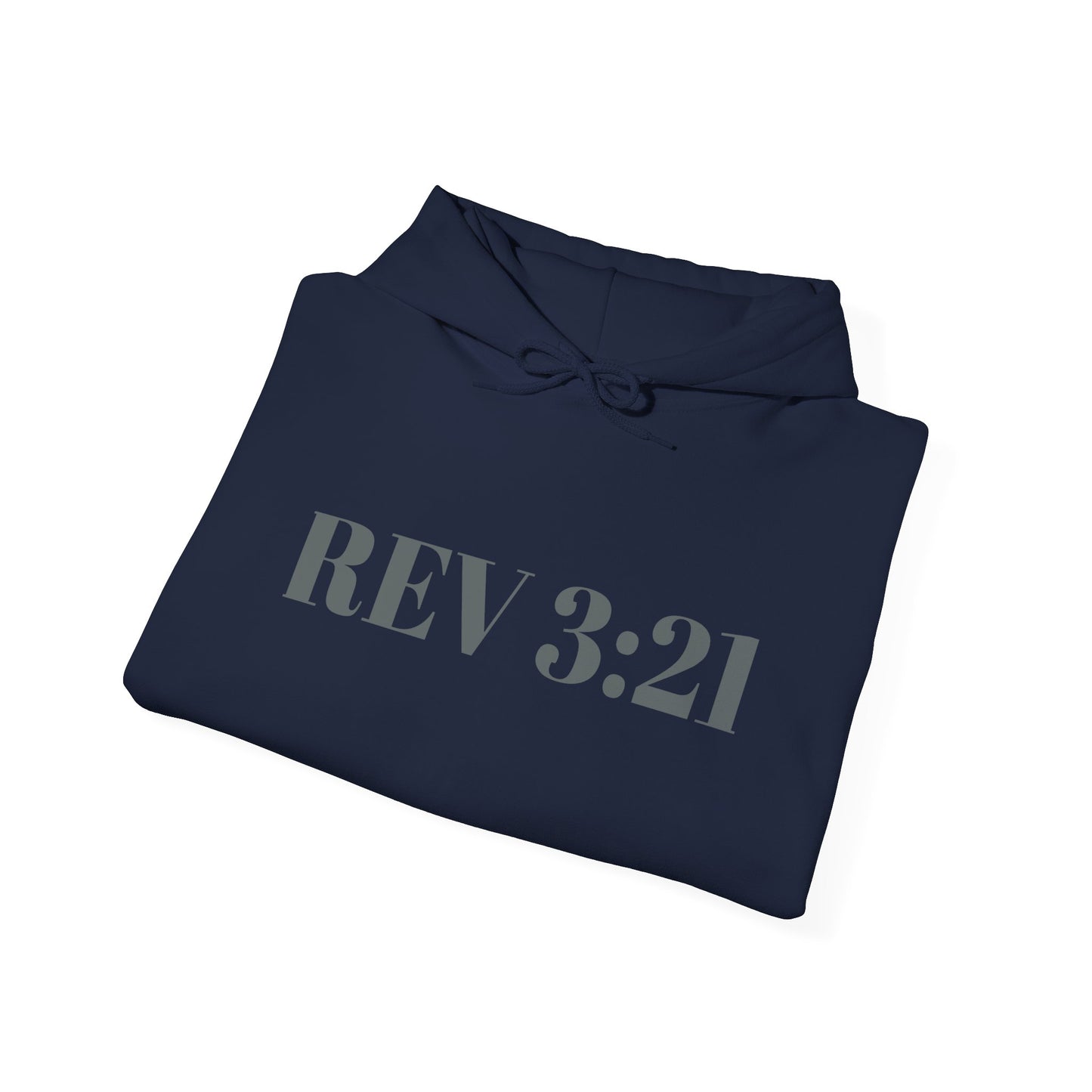 Inspirational REV 3:21 Unisex Heavy Blend Hoodie