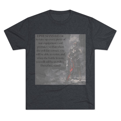 Inspirational Faith Crew Tee - Ephesians 6:13-14