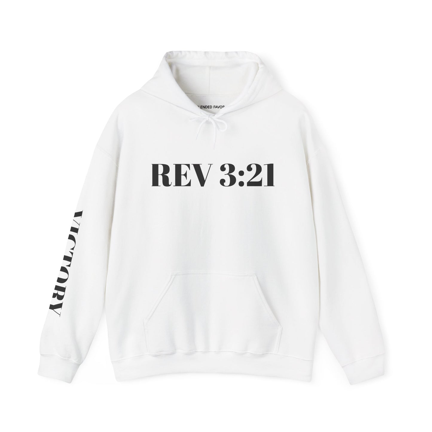 Inspirational REV 3:21 Unisex Heavy Blend Hoodie